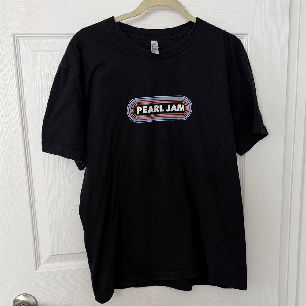 Pearl Jam American Apparel Black Graphic Tee